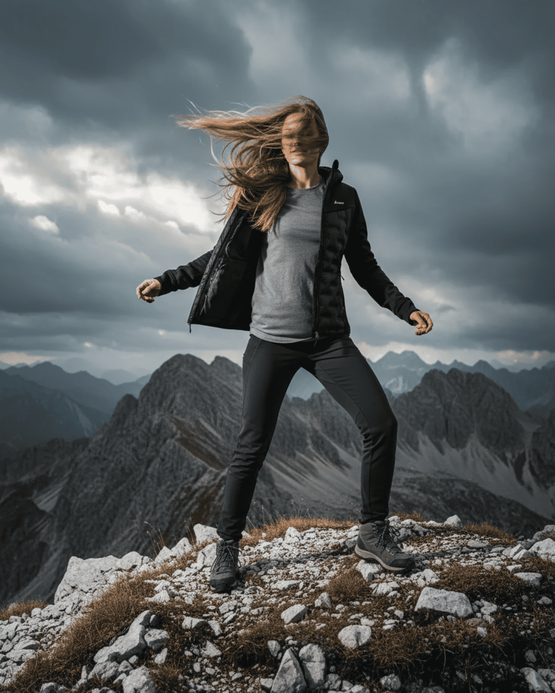 Ženska Primaloft jakna Liora Črna