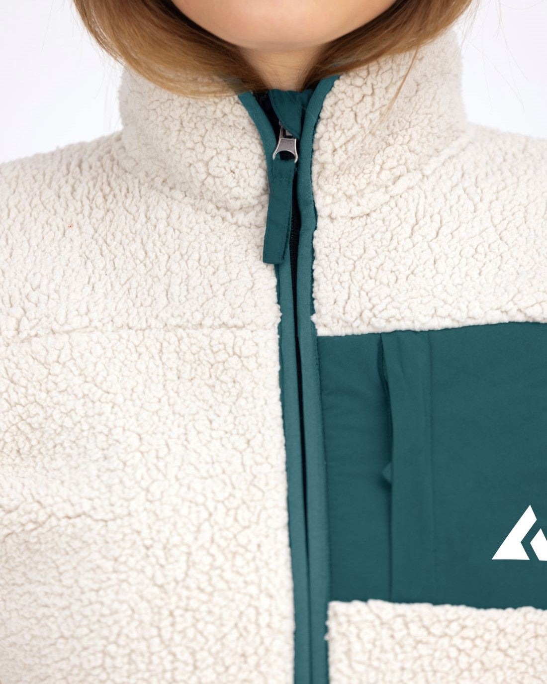 Ženski sherpa flis Alpine zelen
